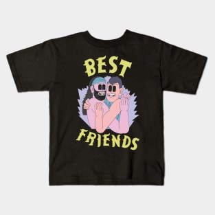 best friends love gay lgbt music hipster Kids T-Shirt